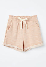 Load image into Gallery viewer, Girls Heathered Shorts Set