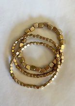 Load image into Gallery viewer, Aged Gold Bracelet Trio