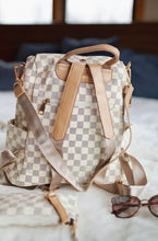 Load image into Gallery viewer, Vintage Check Jaymes Backpack with Pouch
