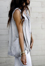 Load image into Gallery viewer, Vintage Grey Sleeveless Top