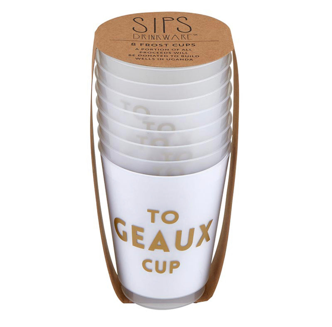 To Geaux Cup-Pack of 8
