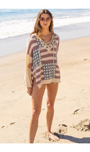 Load image into Gallery viewer, Americana Loose Knit Hoodie