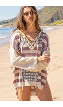 Load image into Gallery viewer, Americana Loose Knit Hoodie