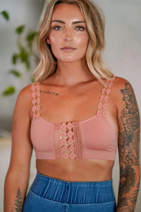 Imagine That Bralette- Pinky